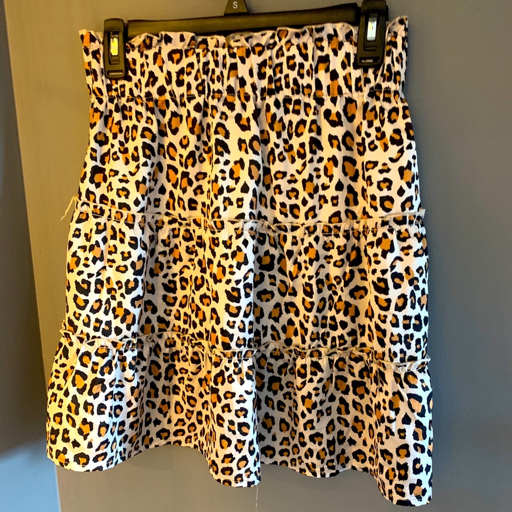 Cheetah Print Skirt